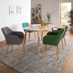 Table Bjelland -Wenko Soldes Boutique esstisch bjelland eiche teilmassiv eiche weiss 150 x 80cm 4246236