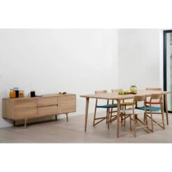 Table Fleek -Wenko Soldes Boutique esstisch fawn eiche massiv eiche weiss geoelt 160 x 90 cm 3867252