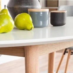 Table LINDHOLM Ovale -Wenko Soldes Boutique esstisch lindholm i eiche teilmassiv 170 x 90 cm 4136292