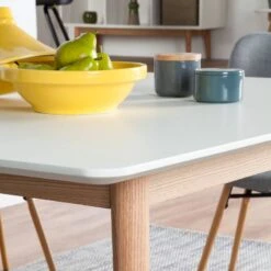 Table LINDHOLM -Wenko Soldes Boutique esstisch lindholm iii eiche teimassiv 140 x 90 cm 4136400