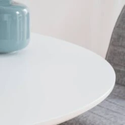 Table Laud -Wenko Soldes Boutique esstisch maud i esche teilmassiv weiss esche 5126432