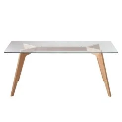 Table Napole -Wenko Soldes Boutique esstisch napole glas eiche massiv 4759456