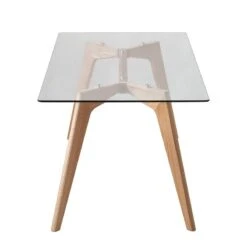 Table Napole -Wenko Soldes Boutique esstisch napole glas eiche massiv 4759460