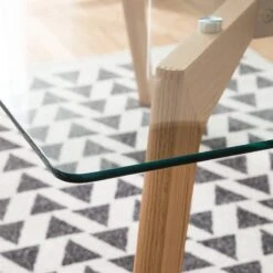 Table Napole -Wenko Soldes Boutique esstisch napole glas eiche massiv 4781624