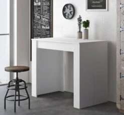 Console Extensible Jusqu'à 140cm Blanc -Wenko Soldes Boutique f03760ff258a4e0ab84d54fb06efb41a