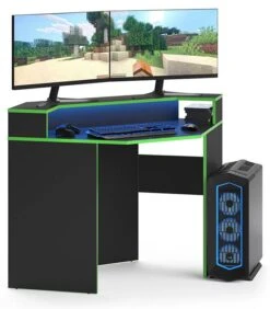 Bureau Ordinateur Kron 90cm Noir/vert -Wenko Soldes Boutique f54abed715e34982a38e047c727fb834.cropped 217 122 642 733.processed