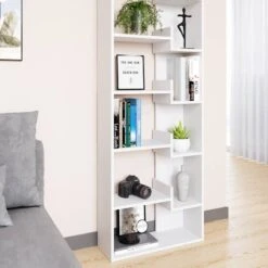 Bibliothèque Fico Blanc/sonoma -Wenko Soldes Boutique f5ab66e0cf52474c83ae22bd55124ccf