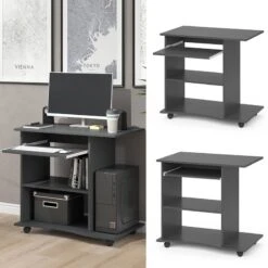 Bureau Ordinateur Harm Anthracite -Wenko Soldes Boutique f7698db9e84744dea2a88649385659fa