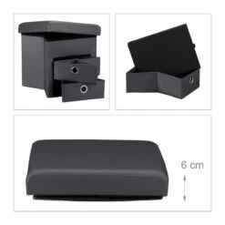 Tabouret De Rangement Carré Pliant -Wenko Soldes Boutique f7c7dec841804313b0f44a9282d28066