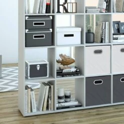 Etagère Karree Blanc 16 Compartiments -Wenko Soldes Boutique f862e0c84b8b43ad88fd914a247f9693