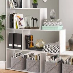 Étagère Escalier Asym Blanc -Wenko Soldes Boutique f943debd179543ae99aba84c0a336da0