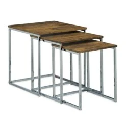 Table Gigogne Lot De 3 Bois -Wenko Soldes Boutique fba38522782943dcafb99a512264ca90