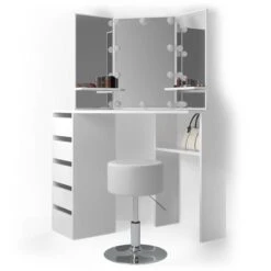 Coiffeuse D'angle Arielle Avec Tabouret -Wenko Soldes Boutique ffc42965849f49d9894a78d4f970edbc