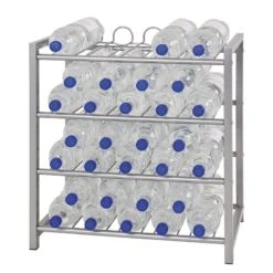 Range-bouteilles Dundalk 1,5l -Wenko Soldes Boutique flaschenstaender dundalk i aluminium stahl 2710866