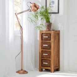 Buffet OHIO -Wenko Soldes Boutique kommode ohio i seesham massiv gewachst 3458293