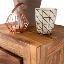 Buffet OHIO -Wenko Soldes Boutique kommode ohio i seesham massiv gewachst 3458301