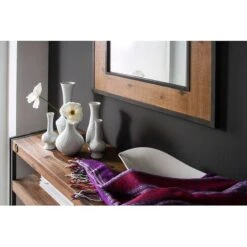 Console MANCHESTER -Wenko Soldes Boutique konsole manchester akazie massiv metall 4873572