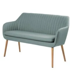 Banquette TILANDA -Wenko Soldes Boutique kuechensofa tilanda webstoff eiche massiv mintgrau 5061644