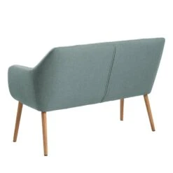 Banquette TILANDA -Wenko Soldes Boutique kuechensofa tilanda webstoff eiche massiv mintgrau 5061660