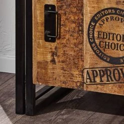 Table De Chevet Iron -Wenko Soldes Boutique nachtkommode iron mango massiv eisen 3718061