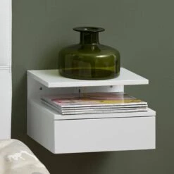 Table De Chevet Ronkeli -Wenko Soldes Boutique nachtkommode ronkeli weiss 3215025