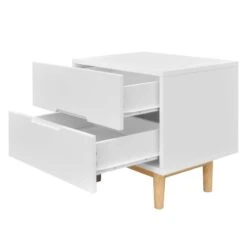 Table De Chevet LINDHOLM -Wenko Soldes Boutique nachtschrank lindholm mattweiss 3596757