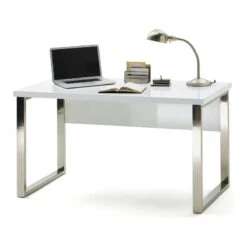 Bureau Paddington I -Wenko Soldes Boutique paddington schreibtisch hochglanz weiss lackiert 1225030