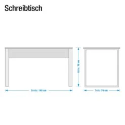 Bureau Paddington I -Wenko Soldes Boutique paddington schreibtisch hochglanz weiss lackiert 1225032