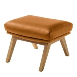 Pouf Repose-pieds Hepburn I -Wenko Soldes Boutique polsterhocker hepburn echtleder echtleder neka cognac 5025432