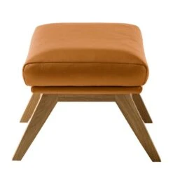 Pouf Repose-pieds Hepburn I -Wenko Soldes Boutique polsterhocker hepburn echtleder echtleder neka cognac 5025440