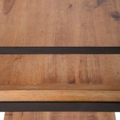 Etagère Manchester -Wenko Soldes Boutique regal manchester i akazie massiv metall 4873044