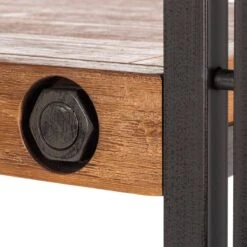 Étagère MANCHESTER 2 Rangements -Wenko Soldes Boutique regal manchester iii akazie massiv metall 4877412