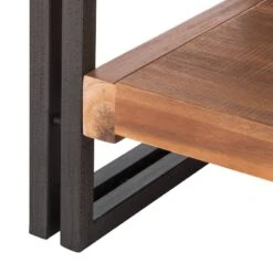 Étagère MANCHESTER 2 Rangements -Wenko Soldes Boutique regal manchester iii akazie massiv metall 4877420