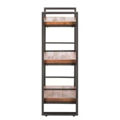 Étagère MANCHESTER 2 Rangements -Wenko Soldes Boutique regal manchester iii akazie massiv metall 4877432