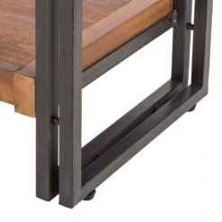 Étagère MANCHESTER 3 Rangements -Wenko Soldes Boutique regal manchester iv akazie massiv metall 4877388