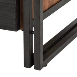 Étagère MANCHESTER 2 Rangements 1 Porte -Wenko Soldes Boutique regal manchester v akazie massiv metall akazie anthrazit 4877348