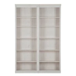 Bibliothèque Lillehammer I -Wenko Soldes Boutique regalwand asgeir i kiefer massiv weiss 320128