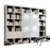 Ensemble Mural Empire III -Wenko Soldes Boutique regalwand empire weiss glas dekor 2733562