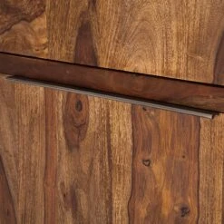 Étagère à Portes Coulissantes TRANGLE -Wenko Soldes Boutique schiebetuerenregal trangle sheesham massiv 702722