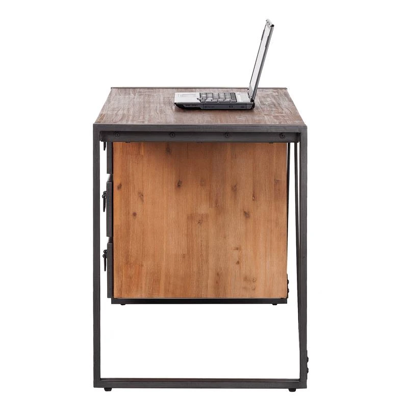 Bureau MANCHESTER 3 Tiroirs 5 Bureau MANCHESTER 3 Tiroirs – Image 5