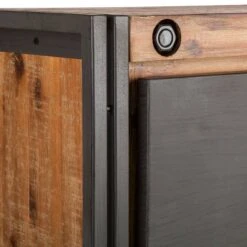 Bureau MANCHESTER 3 Tiroirs 13 Bureau MANCHESTER 3 Tiroirs -Wenko Soldes Boutique schreibtisch manchester iii akazie teilmassiv metall 4875528