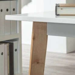 Bureau Raven -Wenko Soldes Boutique schreibtisch raven birke massiv weiss 3204993