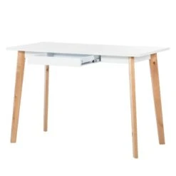 Bureau Raven -Wenko Soldes Boutique schreibtisch raven birke massiv weiss 3205009