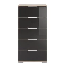 Commode à Tiroirs Easy Plus II -Wenko Soldes Boutique schubladenkommode easy plus ii eiche saegerau dekor grau 1006342