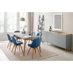 Buffet Dot II -Wenko Soldes Boutique sideboard dot ii eiche teilmassiv grau 4148768