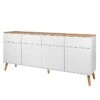 Buffet Dot II -Wenko Soldes Boutique sideboard dot ii eiche teilmassiv weiss 4148700
