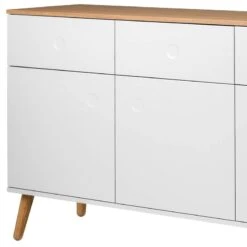 Buffet Dot II -Wenko Soldes Boutique sideboard dot ii eiche teilmassiv weiss 4148704