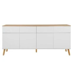 Buffet Dot II -Wenko Soldes Boutique sideboard dot ii eiche teilmassiv weiss 4148712
