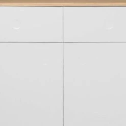 Buffet Dot II -Wenko Soldes Boutique sideboard dot ii eiche teilmassiv weiss 4148716