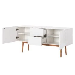 Enfilade LINDHOLM - Largeur 150 Cm -Wenko Soldes Boutique sideboard lindholm iii weiss dekor eiche massiv 3711481